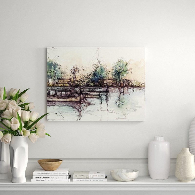 Dreary Sight Print by Sara Brown, Outdoor, 24" H x 32" W x 1.5" D