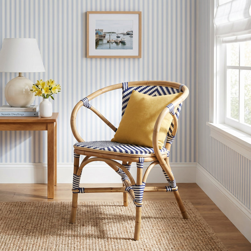 Fauteuil demi-tonneau Clint, Bleu