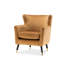 Ghita Quilted Accent Velvet Wingback Chair-117245698