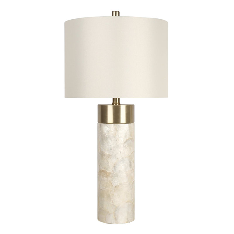 Luminous Shell Table Lamp - Soft Gold