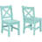 Myona Kids 3 Piece Solid Wood Play Or Activity Table and Chair Set-831799743