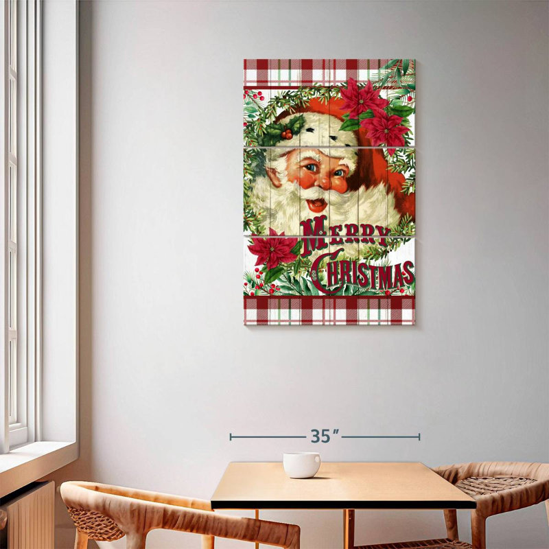 Père Noël souriant Lelend, H 57 po x l 36 po