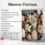 Joyful Petals - Rideau de douche standard 1 pièce-1312616485