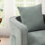 Fauteuil demi-tonneau moderne pivotant avec dossier ouvert-652721205