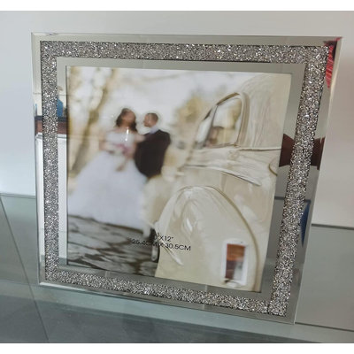 Netawaka Silver Glass Single Picture Frame