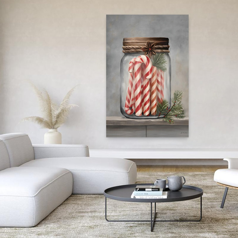 Candy Cane Stash, art contemporain, H 60 po x l 40 po