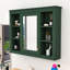 Armoire de rangement murale élégante avec rangement dissimulé-783618046