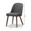 Chaise d'appoint rembourrée en bois massif Conde-28199601