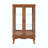 Elegant 2-Door Curio Cabinet With Tempered Glass Doors, Mirrored Back Panel, And Adjustable Shelves - Lighted Display Cabinet For Home And Office (Light Bulb Included)-1959263619