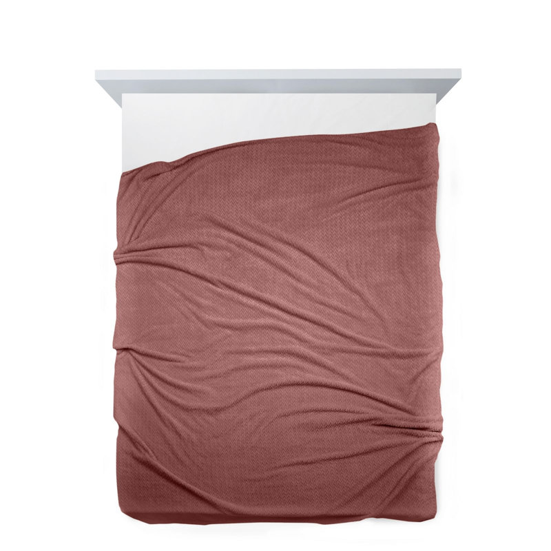 Throw Blanket, 150 cm W x 200 cm L, Pink