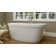 Inizio™ 65.5" x 35.625" Roll Top Freestanding Whirlpool Tub