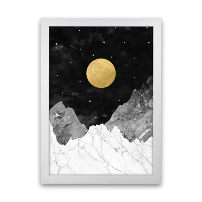 Moon And Stars - Print
