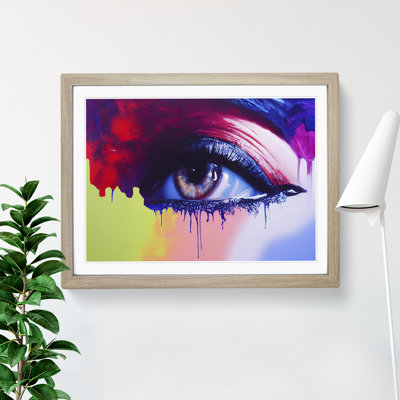 Eye Of A Woman Vol.3 Abstract - Single Picture Frame Print