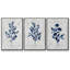 Wild Indigo I, reproduction sur toile 3 pièces-91891330-91891332