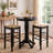 Adelaida 30.25" L Round Solid Wood Table-554832987