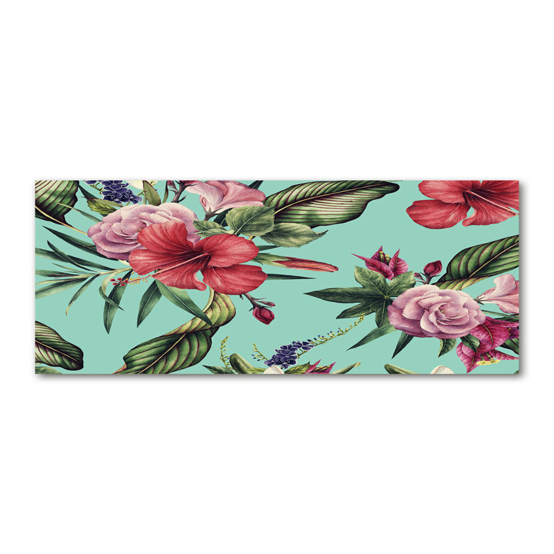 Tropical Flowers - No Frame Painting on Canvas