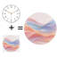 Horloge murale silencieuse en verre trempé de 30 cm, « Décoration murale élégante », sans tic-tac, fonctionne avec des piles (piles AA non comprises), décoration artistique pour la maison
