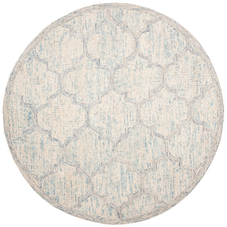 Swanner Hand Tufted Wool Geometric Rug