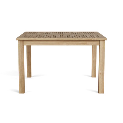 Barracuda Square Teak Outdoor Dining Table , 47'' in. W 47'' in. D