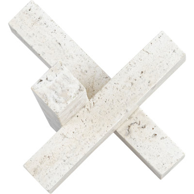 Stix Travertine Decorative Object
