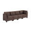 Meuble de salon capitonné sans accoudoirs 1pc-2045608435