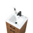 18" Modern Mini Free-standing Single Bathroom Vanity With Ceramic Top For Small Space