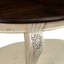 Table basse ovale de 42 po pour salon Allure, bois massif avec 2 tablettes, beige et étincelle, assemblage facile, bois, étincelle
