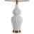 SIMPOL HOME 28 in. Ceramic Table Lamp (Set of 2) with Natural White Linen Shade