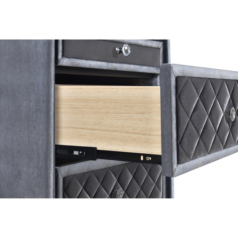 Armoire 3 chambres avec plateau en velours et plateau à bijoux