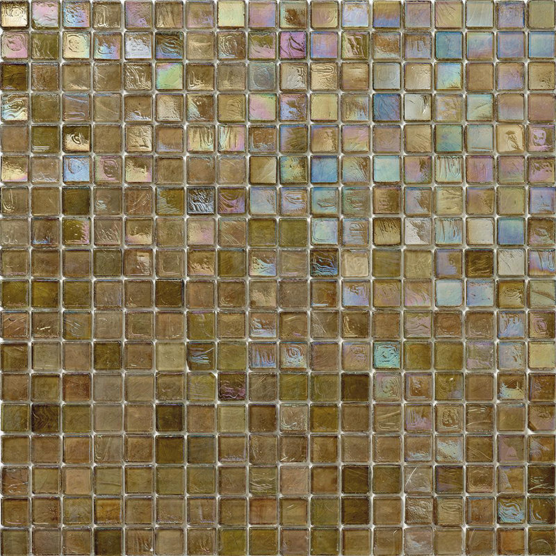 Date 5/8" x 5/8" Glimmer Glass Mosaic