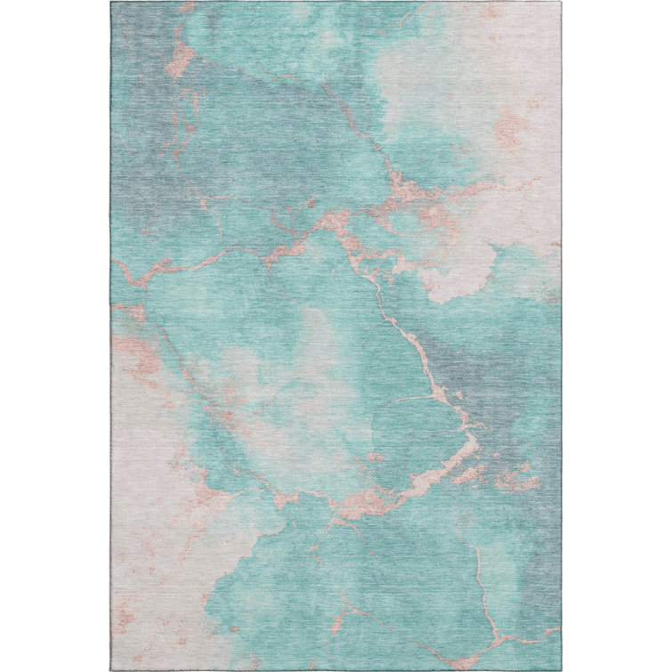 Premium Machine Washable Jacquez AMF1790 Abstract Rug