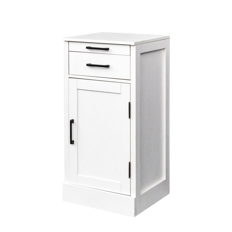 Armoire à vin blanche modulaire pour la salle à manger, intérieur spacieux, essentiels de tiroir, décorations de présentation, salon de rangement en noyer brun - Keep Your Space Neat