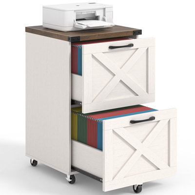 2 Drawer Small File Cabinet With Wheels