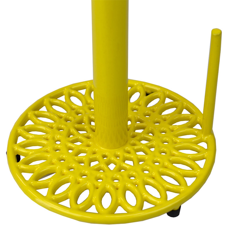 Porte-essuie-tout en fonte Sunflower, Jaune