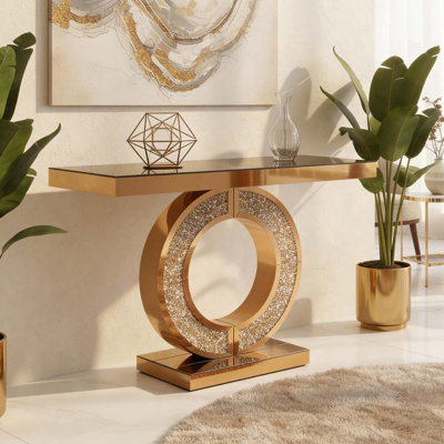 Console en forme de O avec miroir