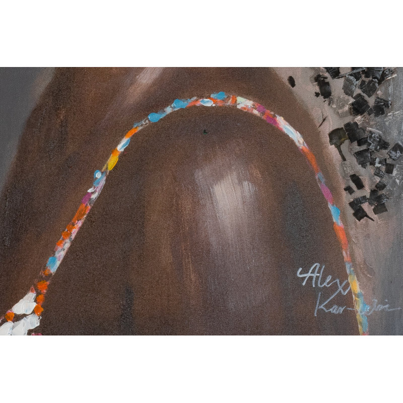 Flora's Beauty Hand -Painted Acrylic Painting