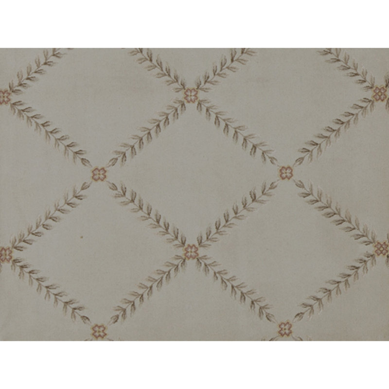 Hand Knotted Area Rug in Ivory