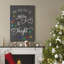 «Merry And Bright», reproduction sur toile tendue-2103256714