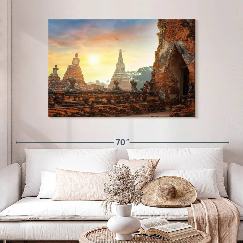 Javetta Wat Chaiwatthanram, H 32 po x l 48 po