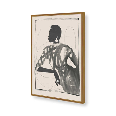 «Lady Portrait» par Thingdesign, reproduction d'art sur toile