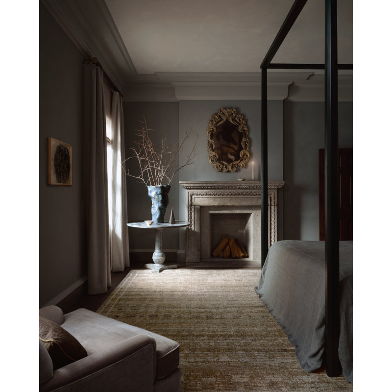 Jeremiah Brent x Loloi Bleecker Khaki / Natural Area Rug, Runner 2'7" x 10'