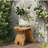 Solid Wood Accent Stool