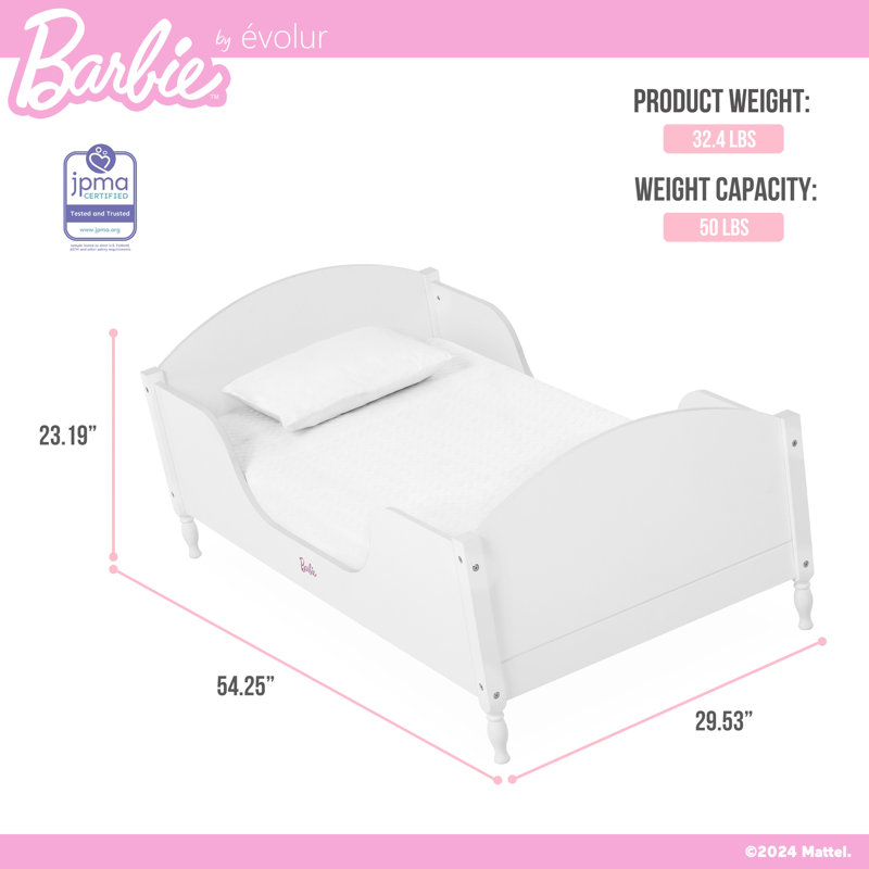Lit pour tout-petits Barbie Dreamscape, Blanc