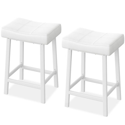 Bar Stool with Iron Frame