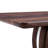 Rectangular Coffee Table In Walnut Finish - Fits Home Decor Style Dark Brown Textured Sticker Tone Living Room Comforts