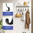 Coat Rack Wall Mount with Shelf-160029829
