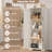 Tall Pantry Cabinet, 60" Kitchen Pantry Storage Cabinet with 2 Doors and Adjustable Shelves, Freestanding Kitchen Cabinet, Cupboard for Dining Room, Bathroom (White)-1052199491