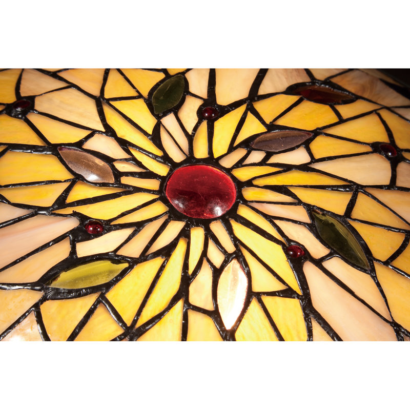 Alekya Glass Flush Mount