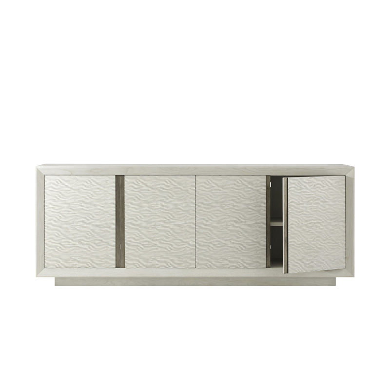 Essence 90.25'' W Solid Wood Sideboard, Opal