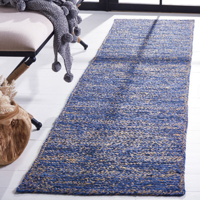 Tapis en laine / jute tissé à la main Jarielis